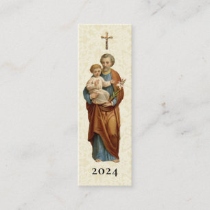 Visite Mini Fête de l'autel Saint-Joseph Carte Sainte Favorise