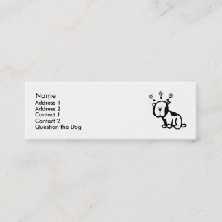Visite Mini Interrogez la carte de profil de chien !