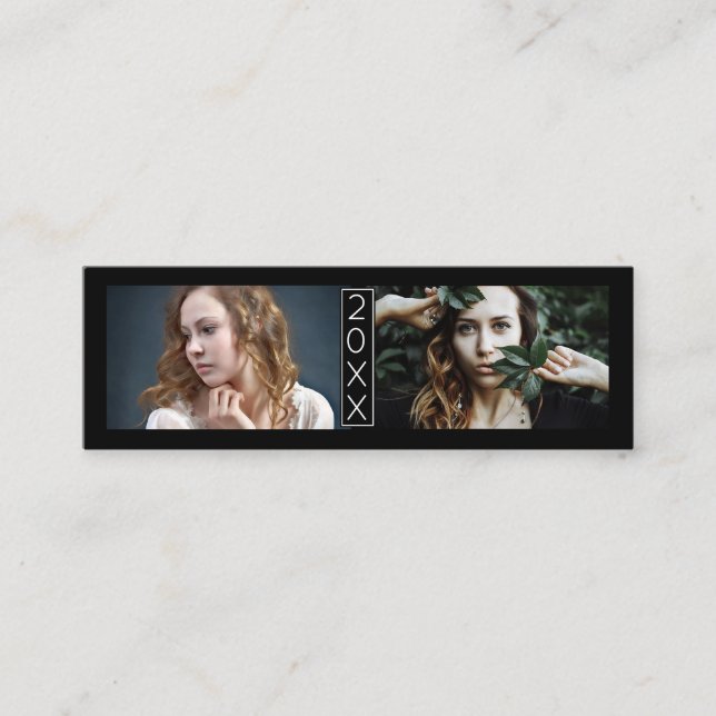 Visite Mini La dernière année de carte nominative d'obtention (Devant)