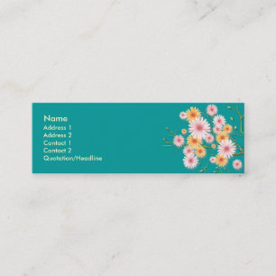 Visite Mini la marguerite Orange-rosâtre fleurit le carte de