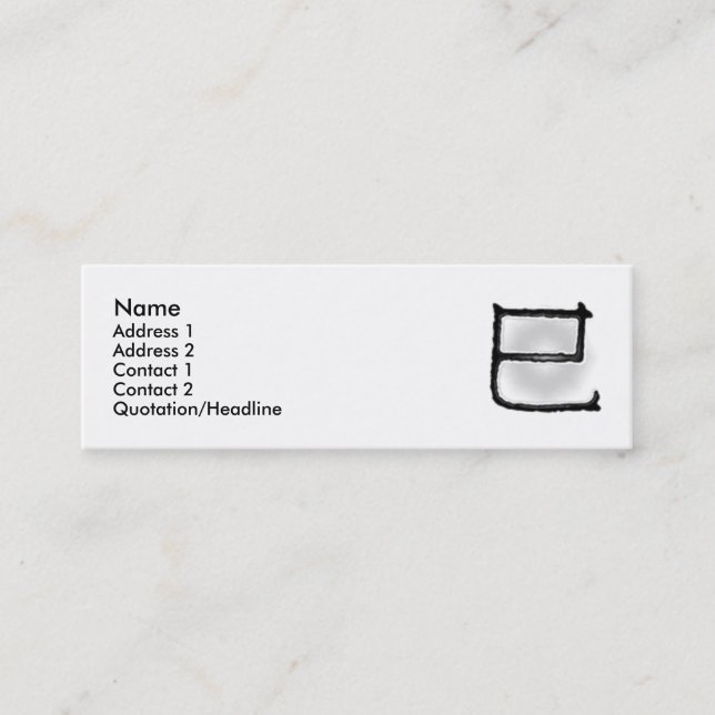 Visite Mini La sixième carte de profil Snake (Devant)