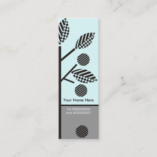Visite Mini Les Arbres Et Leurs Fruits Carte de visite-Skinny
