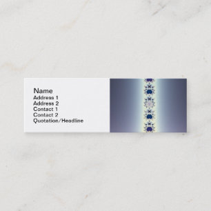 Visite Mini Modèle de carte d'affaires violet Collier