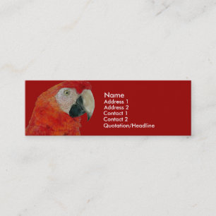 Visite Mini Modèle de carte de profil - ara