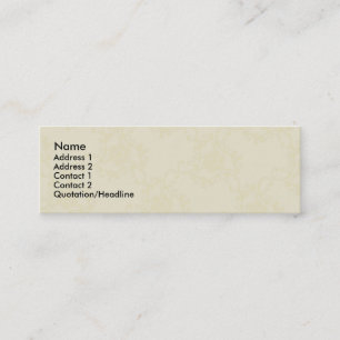 Visite Mini Modèle de carte de profil Motif