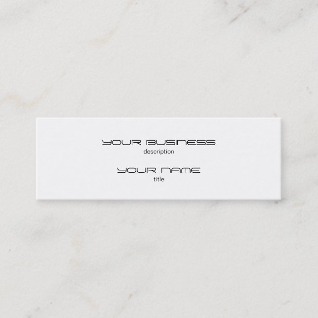 Visite Mini Modèle de carte professionnelle mince Premium Lour (Devant)