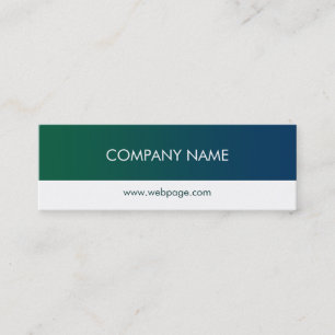 Visite Mini Modèle moderne de carte de profil de Minimalistic