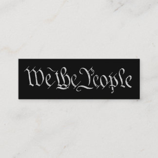 Visite Mini Nous la carte blanche de profil de personnes