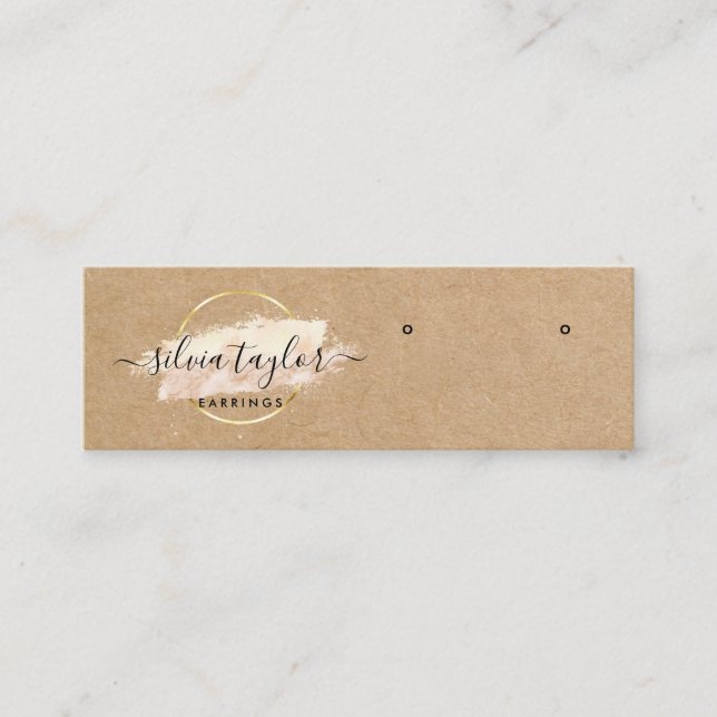 Visite Mini Papier d'artisanat de calligraphie Carte d'afficha (Devant)