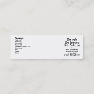 Visite Mini Pas datez votre carte de profil de donations de