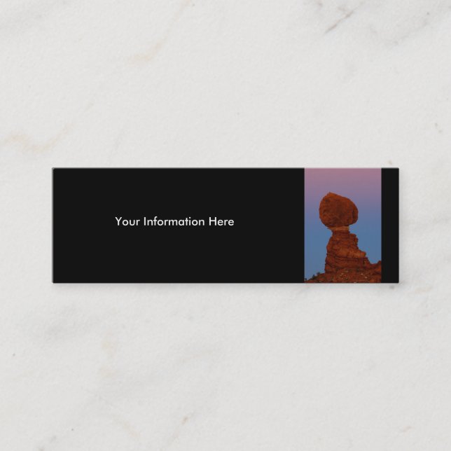 Visite Mini profil ou carte de visite, paysage (Devant)