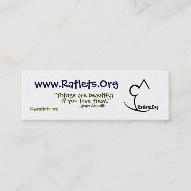 Visite Mini Ratlets peu de carte (Devant)