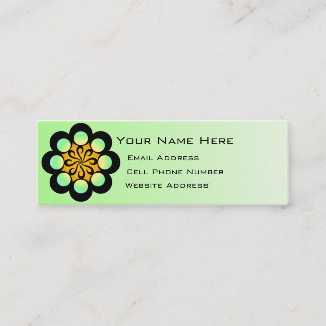 Visite Mini Rétro carte maigre de profil de Deco (Devant)