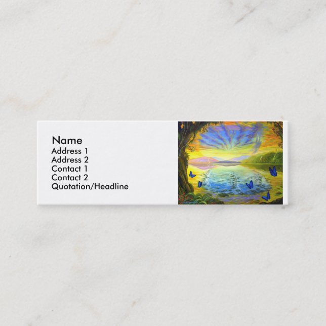 Visite Mini Rivière de carte de Vie-Profil (Devant)