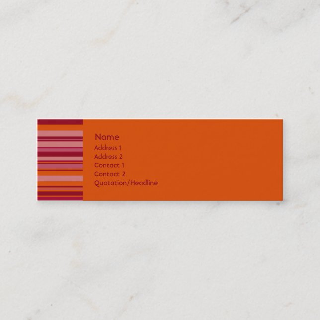 Visite Mini Sifflement de framboise • Carte de profil (Devant)