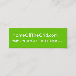 Visite Mini Strivin à être vert - carte de profil