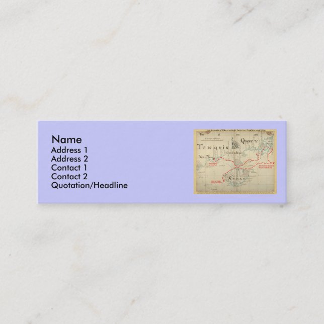 Visite Mini Une carte authentique de 1690 pirates (avec des (Devant)