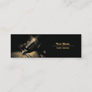 Visite Mini Vocaliste - Carte de profil professionnelle