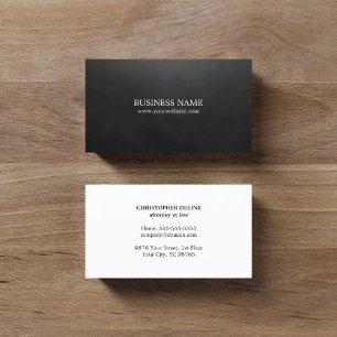 Visite Minimaliste Élégant Texturé Carte de Consultant No