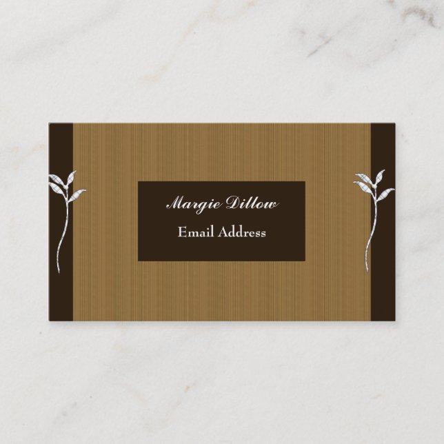 VISITE MODÈLE DE CARTE D'AFFAIRES DESIGNER (Devant)