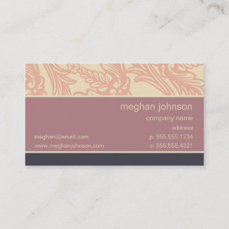 Visite Modèle de carte d'affaires élégante Eggplant soft