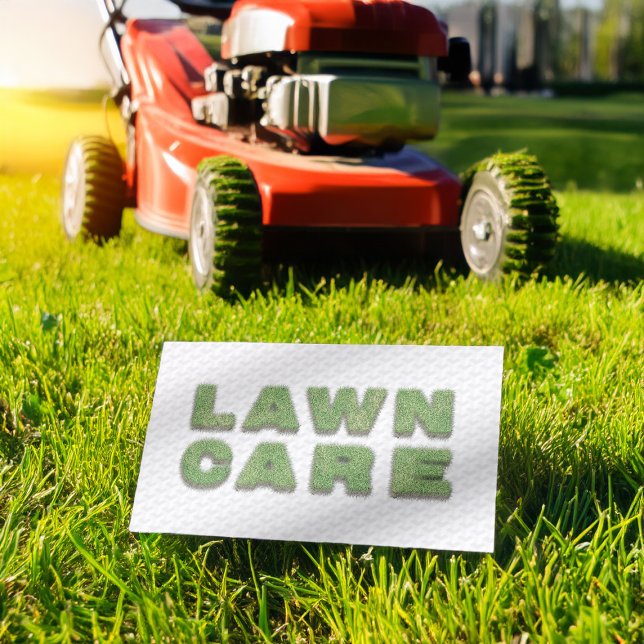 Visite Modèle de carte d'affaires Landscaping Lawn Care M (Créateur téléchargé)