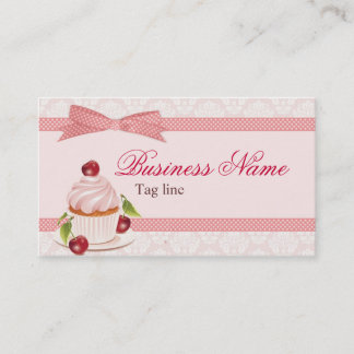 Visite Modèle de carte d'affaires Sweet Cupcake