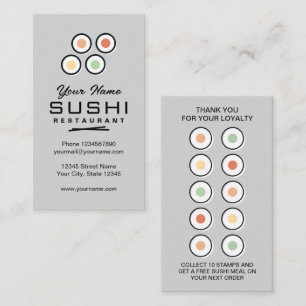 Visite Modèle de carte de fidélité pour restaurant de sus