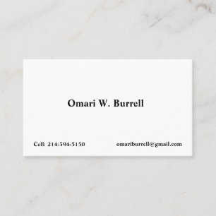 Visite Modèle de carte de profil : Coutume