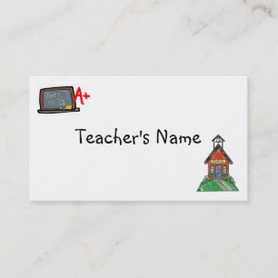 Visite Modèle de carte de profil de professeurs