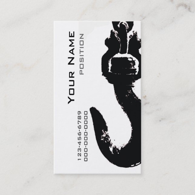 Visite modèle de carte d'entreprise de construction (Devant)