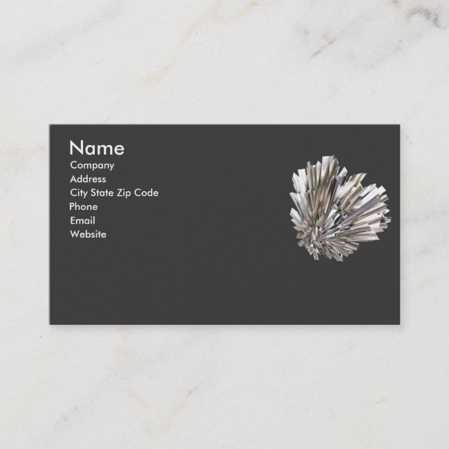 Visite Modèle de carte professionnelle élégante (Devant)