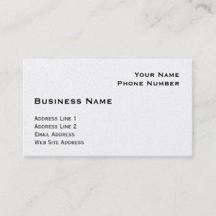 Visite Modèle de carte professionnelle (finition perle)