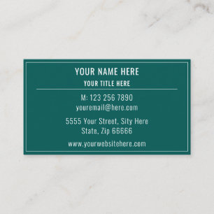 Visite Modèle de carte professionnelle personnalisée Votr