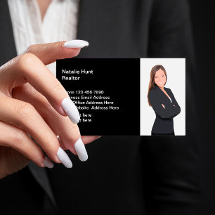 Visite Modèle de carte professionnelle Photo Realtor