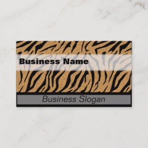 Visite Modèle de carte professionnelle Tiger Print