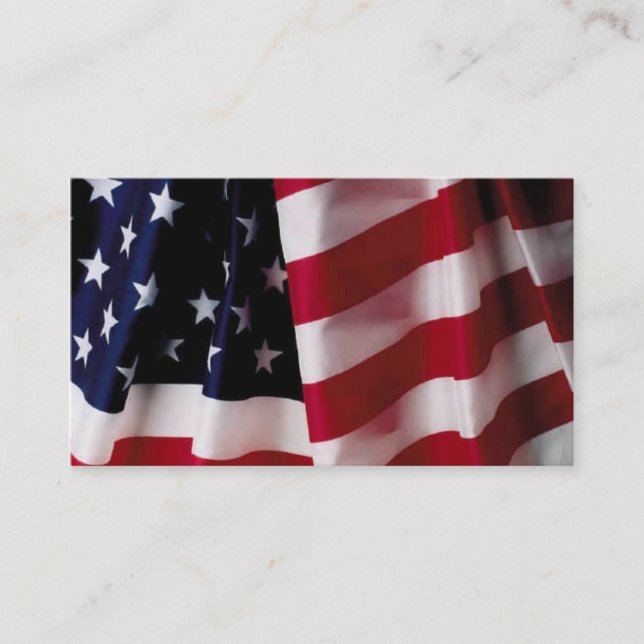 Visite Modèle patriotique de carte de profil (Devant)