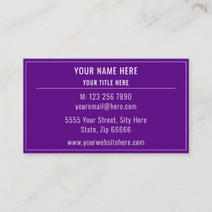 Visite Modèle personnalisé personnalisé de carte de visit