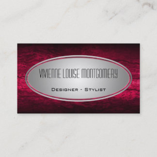 Visite Moderne Fuscia Professional Designer Carte de visi