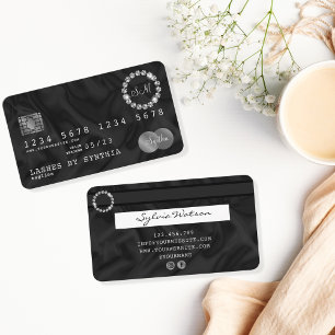 Visite Monographie de type carte de crédit Silver Diamond