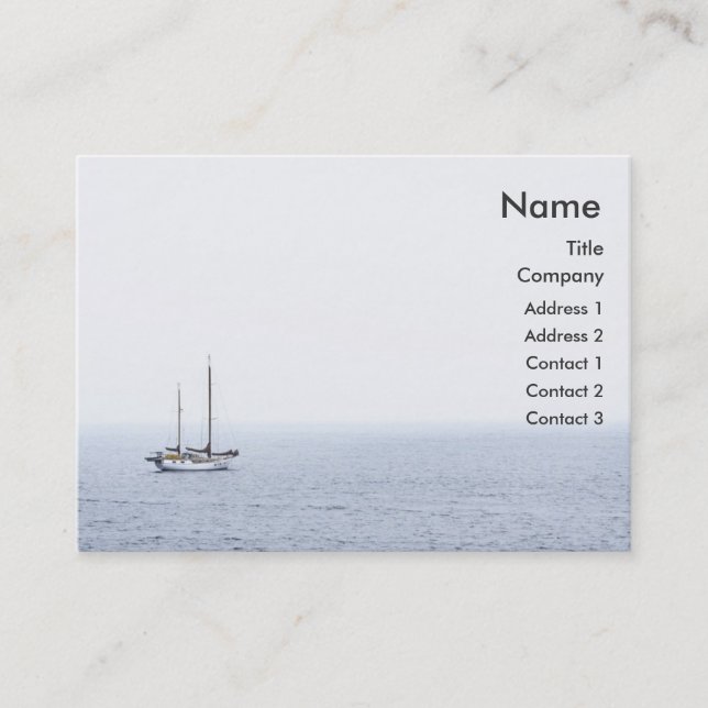 Visite "Naviguant" la carte potelée de profil (Devant)