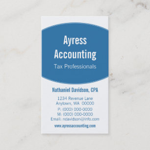 Visite Nettoyez les courbes carte de visite, bleu