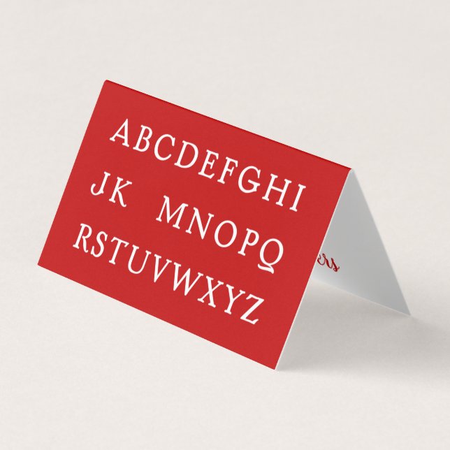 Visite No L Mini Carte de Noël de plaisanterie (Devant)