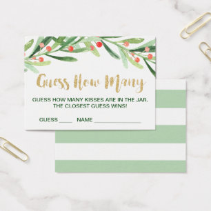 Visite Noël Holly Wreath Guise Combien de cartes de baise