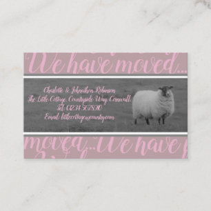 Visite Nous nous sommes déplacés à la carte de moutons