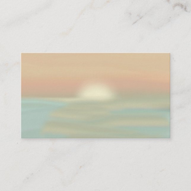 Visite Ocean Beach Pittoresque Sunset Life Coach carte de (Devant)