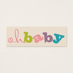 VISITE OH BÉBÉ !   CARTES DE LISTE DE NAISSANCE COLORÉES 