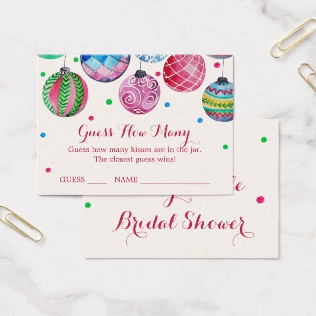 Visite Ornements de Noël Guérison Combien de cartes de ba (Bureau)