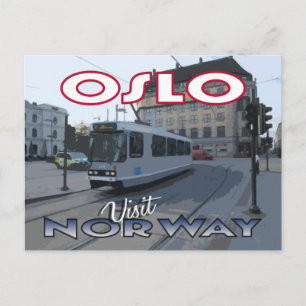 Visite... Oslo, Norvège - carte postale