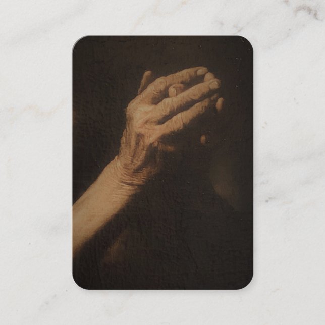 Visite Padre Pio Prière après la carte de prière communal (Devant)